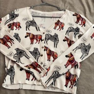 Zebra Cardigan